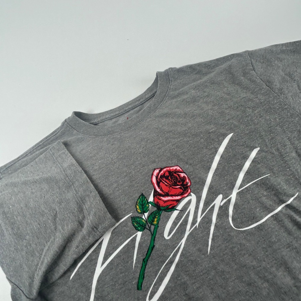 Jordan Flight Mens S Gray Sorry For Your Loss Tour Portland 1992 Rose T-Shirt